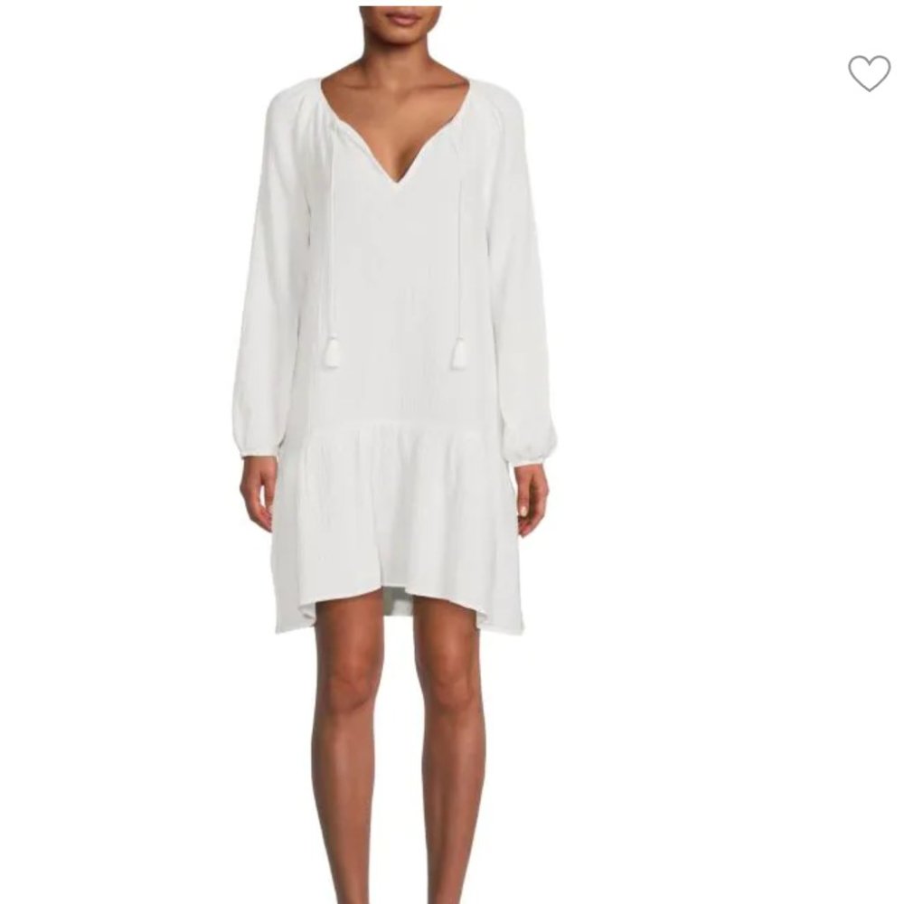 NWT SOCIALITE Raglan Tie Neck Shift Dress